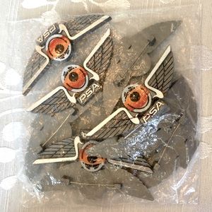 PSA USAir Collectibles 10 Kids Wings Pins Sealed Bag PACIFIC SOUTHWEST NOS Vtg